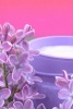 Spa Face Cream and Lilac Flowers - Blank 150 Page Lined Journal for Your Thoughts, Ideas, and Inspiration (Paperback) - Unique Journal Photo