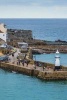 St Ives Pier and Lighthouse in Cornwall, England - Blank 150 Page Lined Journal for Your Thoughts, Ideas, and Inspiration (Paperback) - Unique Journal Photo