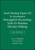 Managerial Accounting - Tools for Business Decision Making Excel Working Papers CD (Digital, 6th Revised edition) - Paul D Kimmel Photo