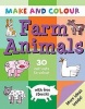 Make and Colour Farm Animals (Paperback) - Clare Beaton Photo