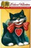 Smiling Cat Deluxe Valentine (Cards) - Laughing Elephant Photo