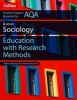 Collins Student Support Materials - AQA AS and A Level Sociology Education with Research Methods (Paperback, Second edition) - Martin Holborn Photo