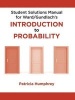 Student Solutions Manual for Introduction to Probability (Paperback) - Mark Ward Photo