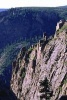 Black Canyon Gunnison Peaks, U S National Park in Colorado - Blank 150 Page Lined Journal for Your Thoughts, Ideas, and Inspiration (Paperback) - Unique Journal Photo