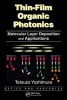 Thin-Film Organic Photonics - Molecular Layer Deposition and Applications (Hardcover) - Tetsuzo Yoshimura Photo