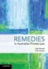 Remedies in Australian Private Law (Paperback) - Katy Barnett Photo