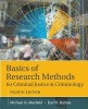 Basics of Research Methods for Criminal Justice and Criminology (Paperback, 4th Revised edition) - Michael G Maxfield Photo