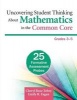 Uncovering Student Thinking About Mathematics in the Common Core, Grades 3-5 - 25 Formative Assessment Probes (Paperback, New) - Cheryl Rose Tobey Photo