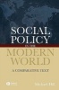 Social Policy in the Modern World - A Comparative Text (Paperback) - Michael Hill Photo