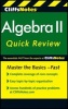 CliffsNotes Algebra II Quickreview (Paperback, 2nd Revised edition) - Edward Kohn Photo