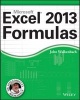 Excel 2013 Formulas (Paperback) - John Walkenbach Photo