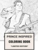 Prince Inspired Coloring Book - Legendary Prince Pop Rock Music and Flamboyant Tribute to the Best Musician of All Time (Paperback) - Coloring Book for Adults Photo