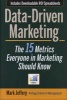 Data-Driven Marketing - The 15 Metrics Everyone in Marketing Should Know (Hardcover) - Mark Jeffery Photo