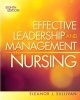 Effective Leadership and Management in Nursing (Paperback, United States ed of 8th revised ed) - Eleanor J Sullivan Photo