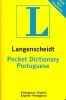 Langenscheidt Bilingual Dictionaries - Langenscheidt Pocket Portuguese Dictionary (Portuguese, Paperback) - Langenscheidt Editorial Staff Photo