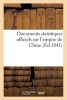 Documents Statistiques Officiels Sur L'Empire de Chine (French, Paperback) - Sans Auteur Photo