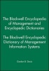 The Blackwell Encyclopedic Dictionary of Management Information Systems (Paperback, New Ed) - Gordon B Davis Photo