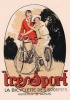 Carnet Ligne Affiche Tres Sport Bicyclette (French, Paperback) - Sans Auteur Photo