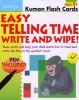 Easy Telling Time Write and Wipe! (Cards) - Kumon Publishing Photo