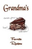 Grandma's Favorite Recipes - Blank Cookbook (Paperback) - Ij Publishing LLC Photo