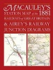 Macauley's Station Map of the 1881 Railways of Great Britain and Airey's Junction Diagrams (Hardcover) - Ian Allan Publishing Photo