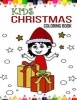 Kids Christmas Coloring Book (Paperback) - Happy Kids Photo