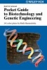 Pocket Guide to  Biotechnology and Genetic Engineering (Paperback) - R Schmid Photo