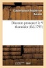 Discours Prononce Le 9 Thermidor (French, Paperback) - De Barante C I Photo