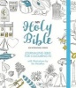 NIV Journalling Bible for Colouring in - With Unlined Margins and Illustrations to Colour in (Hardcover) - New International Version Photo