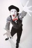 Mime at the Carnival - Blank 150 Page Lined Journal for Your Thoughts, Ideas, and Inspiration (Paperback) - Unique Journal Photo