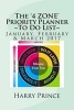 The '4 Zone' Priority Planner to Do List - 3 Month Planner- January, February, March 2017 (Paperback) - Harry Prince Photo