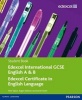 Edexcel International GCSE English A & B Student Book with ActiveBook CD (Paperback) - Pam Taylor Photo