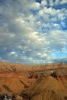 Clouds and Blue Sky Over Yellow Mounds in Badlands National Park, South Dakota - Blank 150 Page Lined Journal for Your Thoughts, Ideas, and Inspiration (Paperback) - Unique Journal Photo