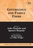 Governance and Family Firms (Hardcover) - Julio Pindado Photo