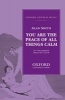 You are the Peace of All Things Calm - Vocal Score (Sheet music) - Alan Smith Photo