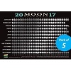 2017 Moon Calendar Card (5-Pack) - Lunar Phases, Eclipses, and More! (Cards) - Kim Long Photo