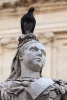 A Pigeon Sitting on the Queen Victoria Sculpture in London England Journal - 150 Page Lined Notebook/Diary (Paperback) - Cs Creations Photo