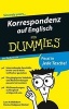 Korrespondenz auf Englisch Fur Dummies das Pocketbuch (German, Paperback) - Lars M Blohdorn Photo