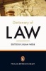 The Penguin Dictionary of Law (Paperback) - Julian Webb Photo