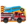 Zippy Wheels: Fire Trucks (Board book) - Small World Creations Ltd Photo