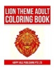 Lion Theme Adult Coloring Book (Paperback) - Happy Vale Publishing Pte Ltd Photo