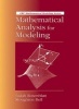 Mathematical Analysis for Modeling (Hardcover) - Judah I Rosenblatt Photo