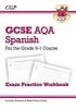 New GCSE Spanish AQA Exam Practice Workbook - For the Grade 9-1 Course (Includes Answers) (Paperback) - CGP Books Photo