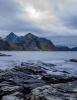 Jumbo Oversized a Beautiful Winter Sunset in Lofoten, Norway - Blank 150 Page Lined Journal for Your Thoughts, Ideas, and Inspiration (Paperback) - Unique Journal Photo