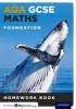 AQA GCSE Maths Foundation Homework Book (Paperback) - Clare Plass Photo