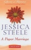 A Paper Marriage (Large print, Hardcover, Large print library ed) - Jessica Steele Photo