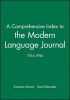 A Modern Language Journal Index (Hardcover) - Suzanne Moore Photo