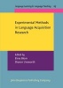 Experimental Methods in Language Acquisition Research (Paperback) - Elma Blom Photo