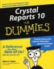 Crystal Reports 10 For Dummies (Paperback) - Allen G Taylor Photo