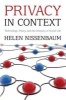 Privacy in Context - Technology, Policy, and the Integrity of Social Life (Paperback) - Helen F Nissenbaum Photo